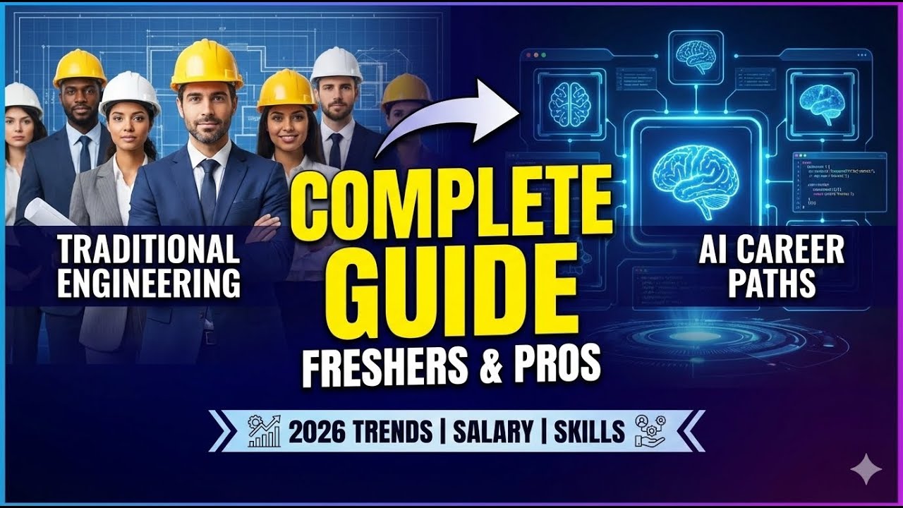 A.I Career Options for Engineers - Complete Guide | Freshers & Working Professional - 