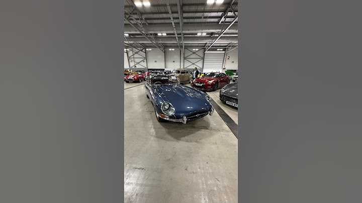 Jaguar E-Type at the Historics Auctioneers Sale 2025.