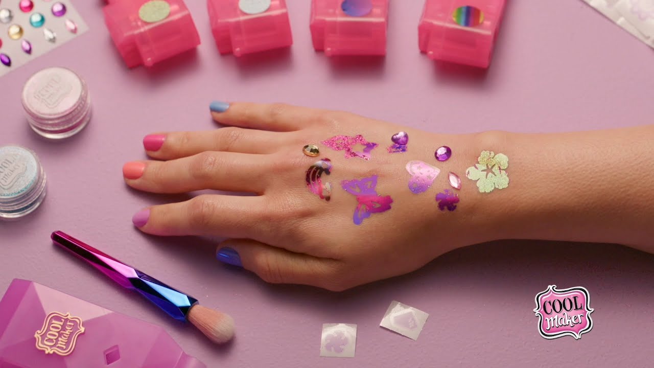 Cool Maker Shimmer Me Body Art Tattoo Studio YouTube