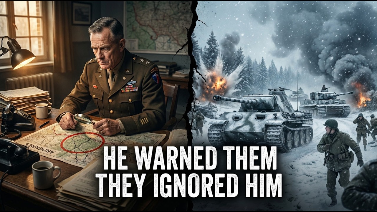 The General Who Warned Eisenhower About the Ardennes Gap - And Was Ignored for Six Weeks
