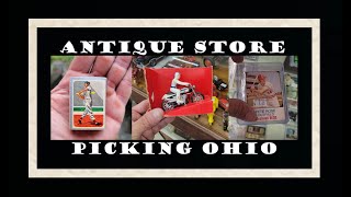 Antique Store Picking Marietta Ohio - Baseball Cards - Old Bottles - Toys - Flea Market - Hot Wheels