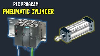 Pneumatic Cylinder PLC Programming Industrial Project Tutorial | S7 300 PLC Program for Beginners