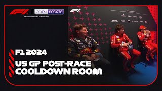 Reactions from the post-race cooldown room | Formula 1 United States Grand Prix 2024