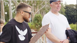 DEADLY! Vasiliy Lomachenko receives a WEAPON from Aboriginal People in Australia