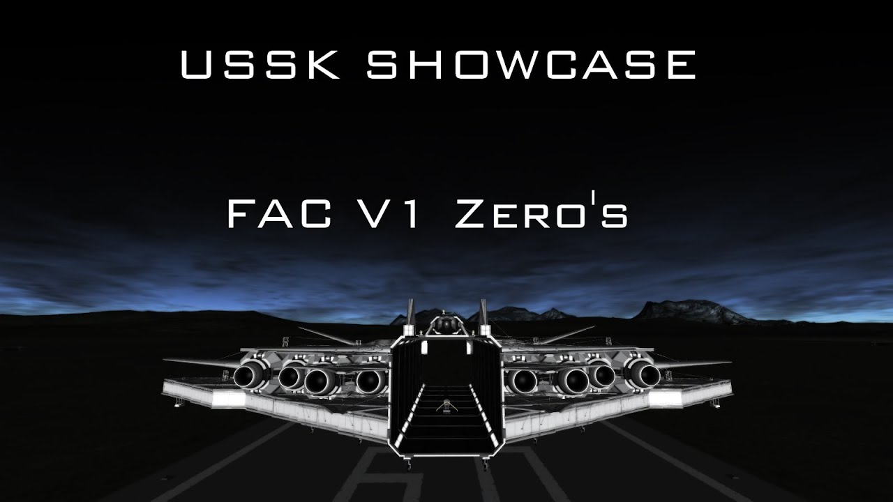 USSK Showcase The First Flying Aircraft Carrier 'Zeros' in KSP YouTube