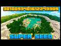 FOI DESCOBERTA A SEED MAIS BONITA DO BIOMA DE ENXOFRE DO MINECRAFT CHAOS CUBED