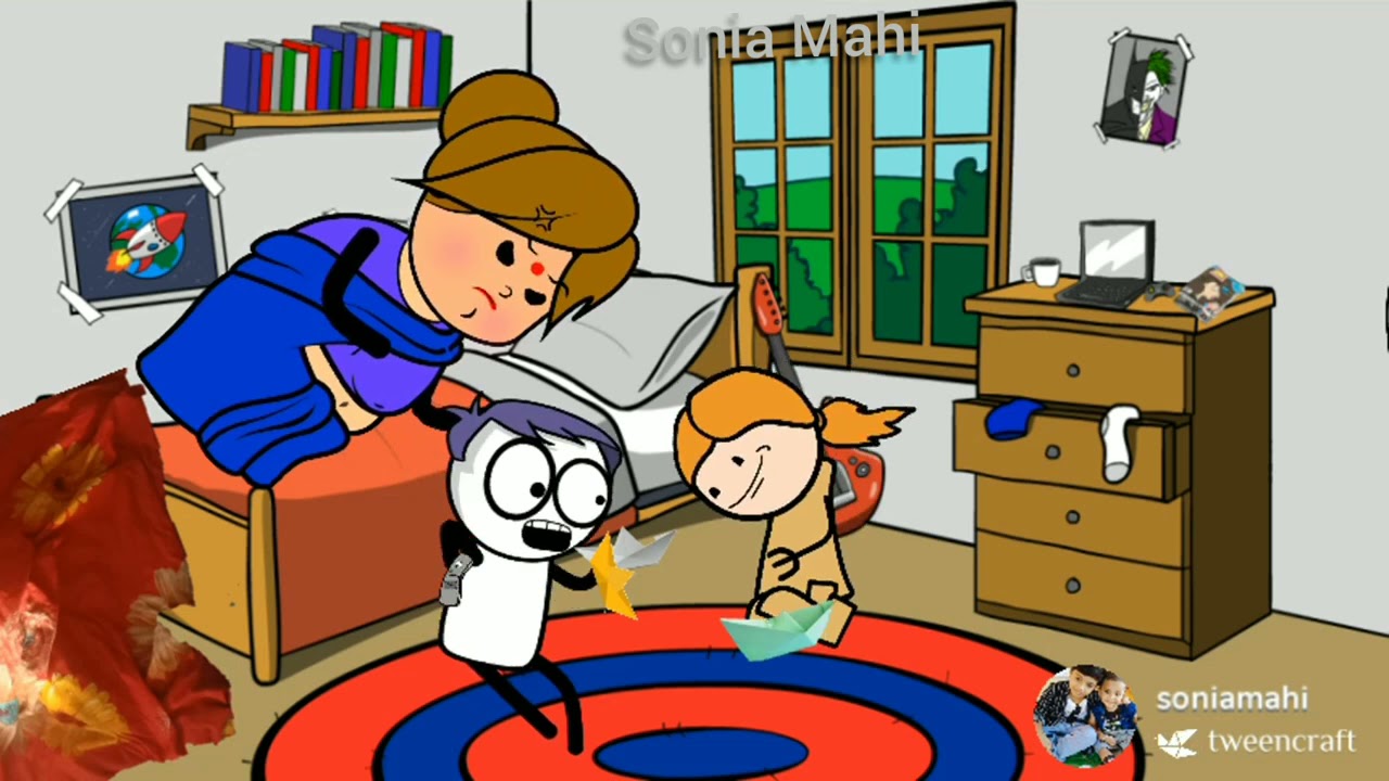 இடி இடிக்கும் போது தல புள்ள வெளியே போக கூடாது // மழை தண்ணில கப்பல் விட போறோம்.