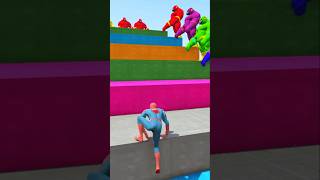 GTA V Spiderman & Friends Pushing From A Height Part 84