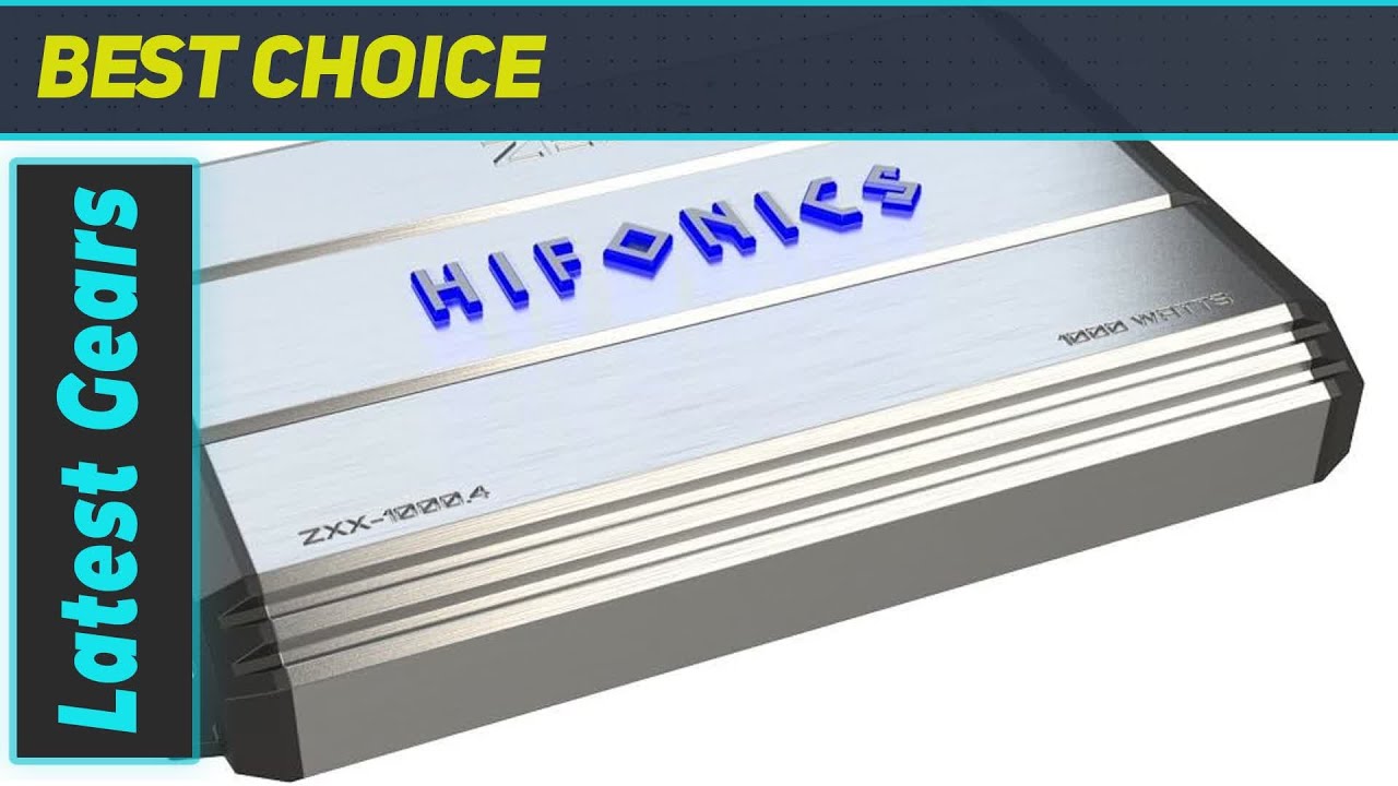 Hifonics ZXX-1000.4 Zeus Four Channel Car Audio Amplifier