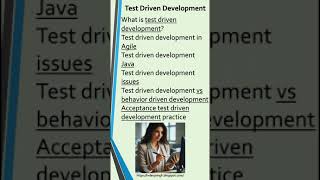 Test Driven Development-Test Driven Development in Software Engineering-Test Driven Development Java