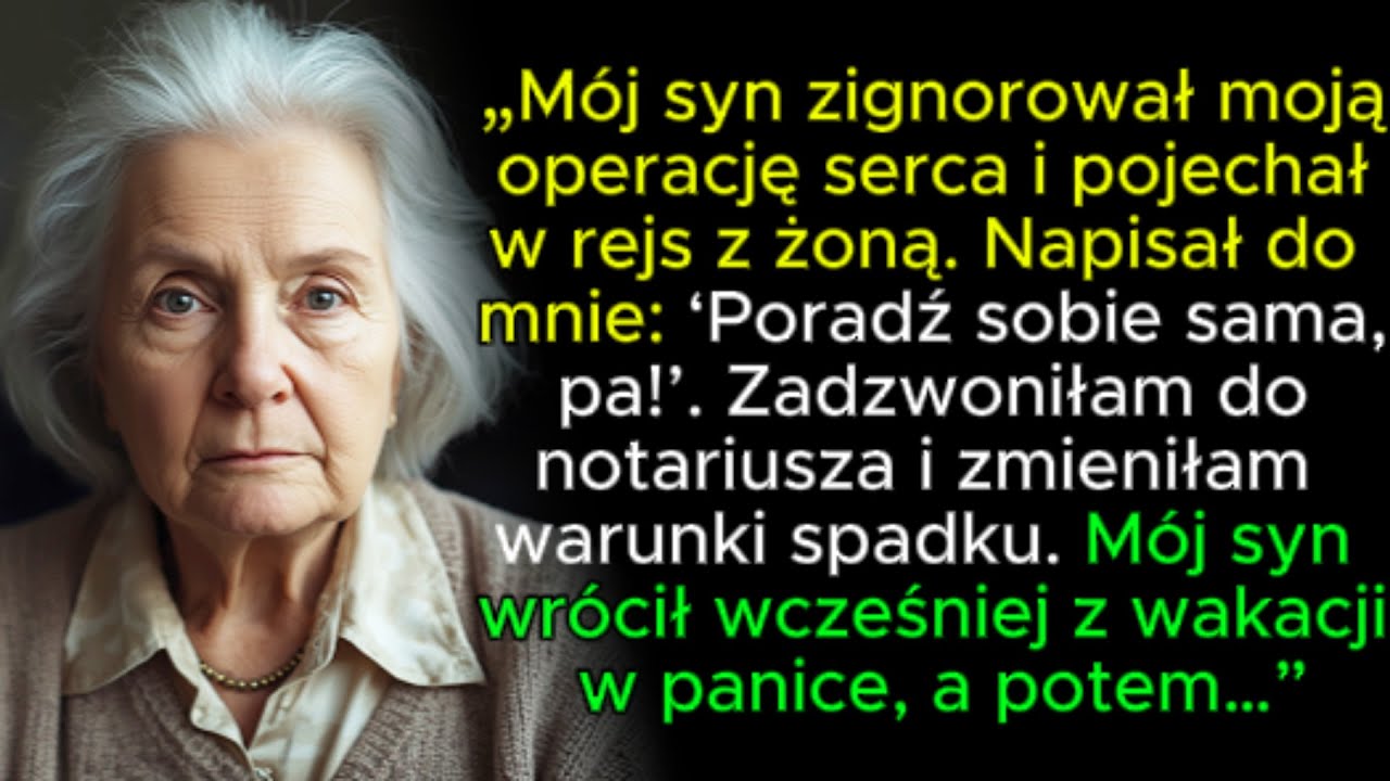 Stałam za rogiem swojego dawnego bloku, gdy usłyszałam głos mojego syna przez telefon: „Ona jest już zbyt słaba, żeby walczyć. Jak dobrze pójdzie, do końca miesiąca wszystko będzie nasze”. Miałam...