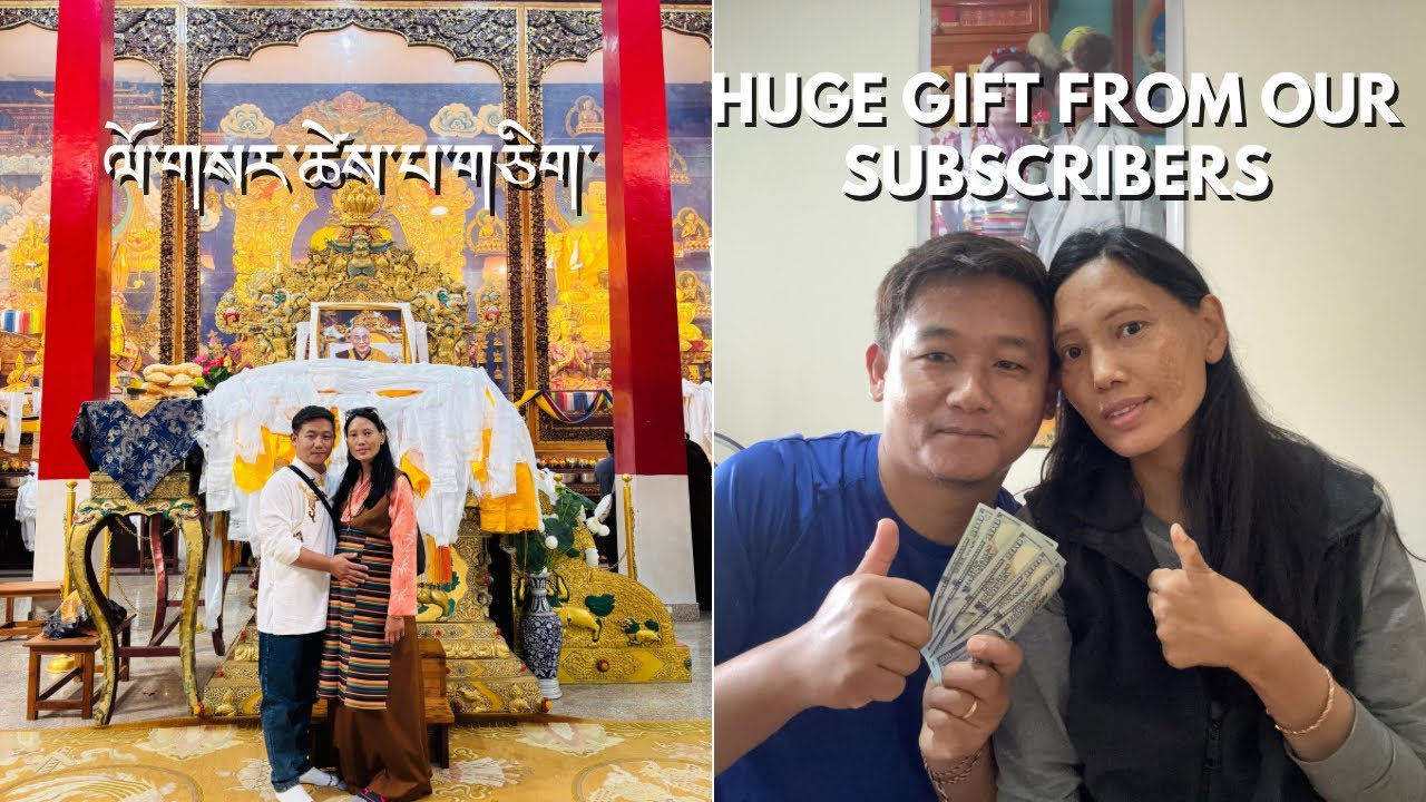Большое спасибо за подарок 🙏🙏/ Losar Tsepa chick Vlog #tibetanyoutuber #tibetanyoutuber #losar