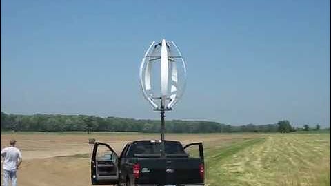 Field Test of Harvistor DARWIND5 vertical axis wind turbine
