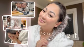 My Morning & Night time Routine *Skincare, Make Up & Getting Ready for Bedtime ? | JustSissi