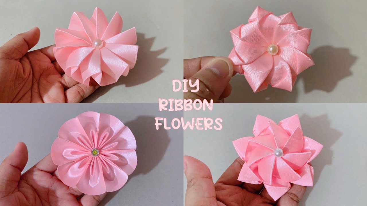 Easy flower making, Ribbon flower