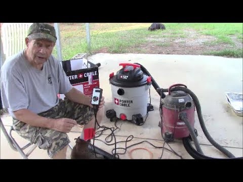 Making a Variable Speed Forge Blower from a Shop Vac