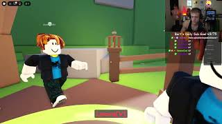 Little squeaker kid screams  n word at Joe bartlozzi in Roblox while annoying 67 kid in disbelief 