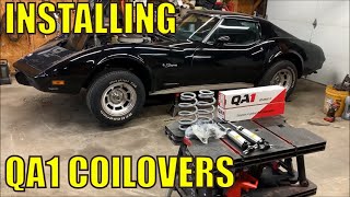 The BEST way to Install QA1 Single Adjustable Coilovers on your C3 Corvette