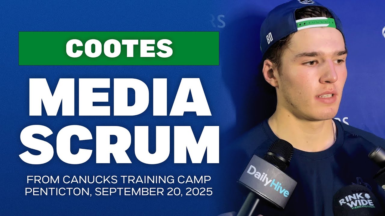Canucks: Braeden Cootes reflects on first NHL training camp