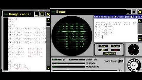 CAMBRIDGE UNIVERSITY COMPUTER EDSAC NOUGHTS AND CROSSES INCLUDED 1949 ALL SOTWARE ROMS 4