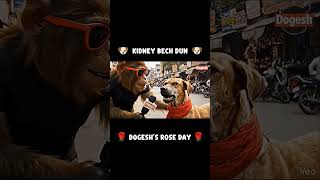 Dogesh On Rose Day🐕😡