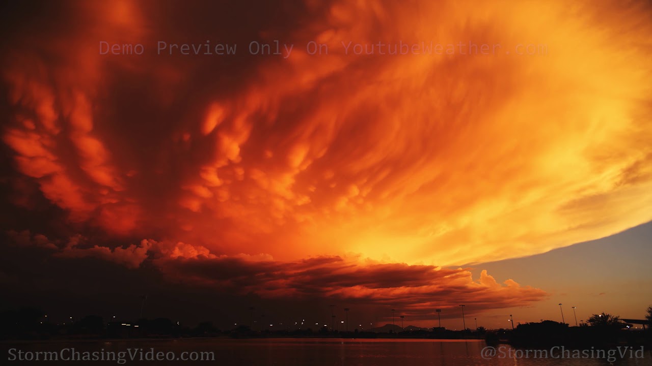 Maricopa, AZ Sunset Thuder Storm Time Lapse - 8/28/2019