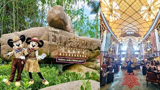 Staying at HK Disney Explorers Lodge Hotel - Food + Meet the Characters!