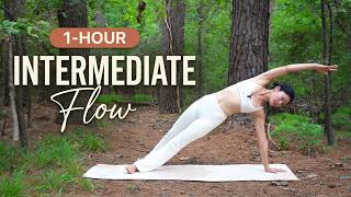 1 - Hour Intermediate Power & Stretch Yoga Flow | Strength & Flexibility