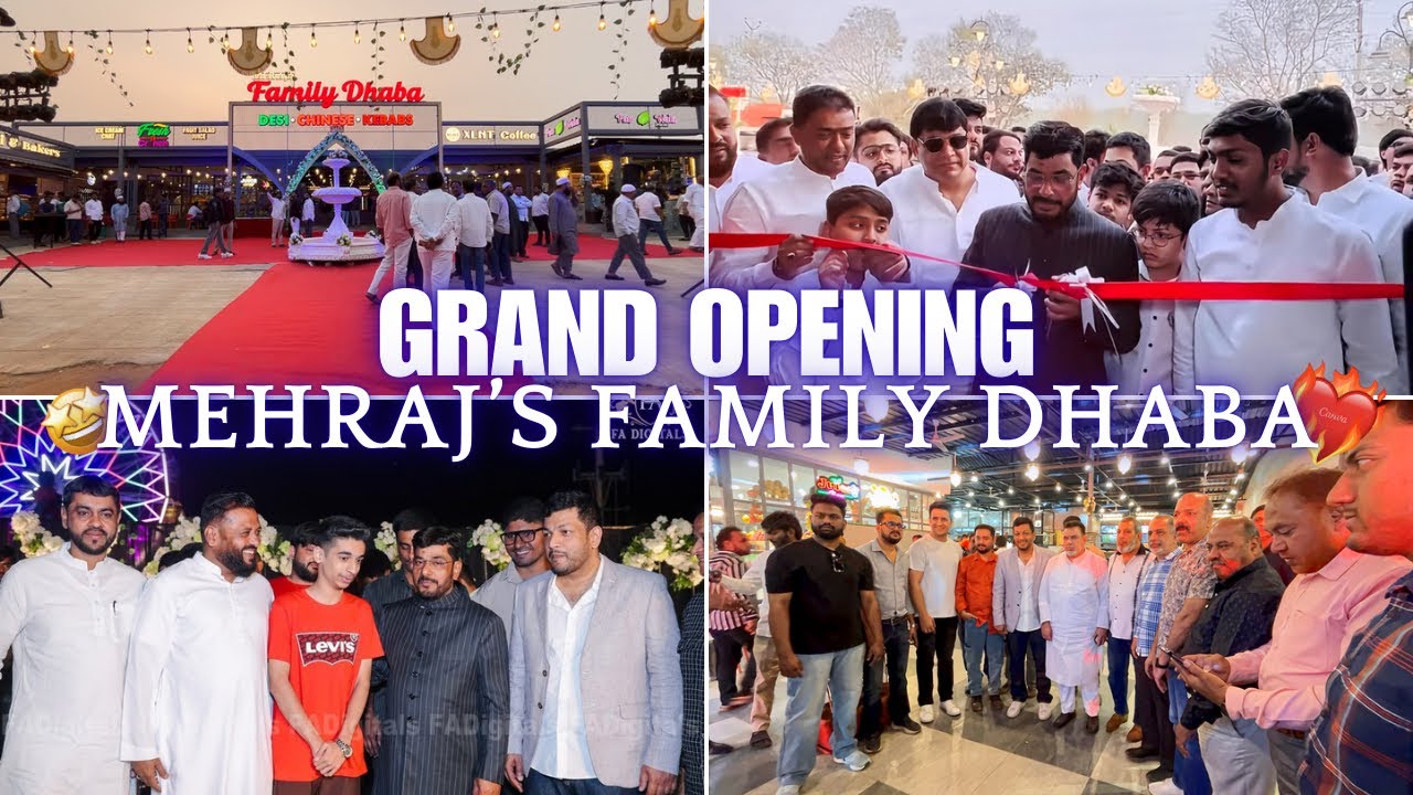 Grand Opening Of Meraj’s Family Dhaba(Aimim Mla Jaffer Hussain&Minhaj Hussain)Srisailam RD Hyderabad