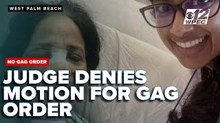 Judge denies motion for gag order in case of nurse attacked at Palms West