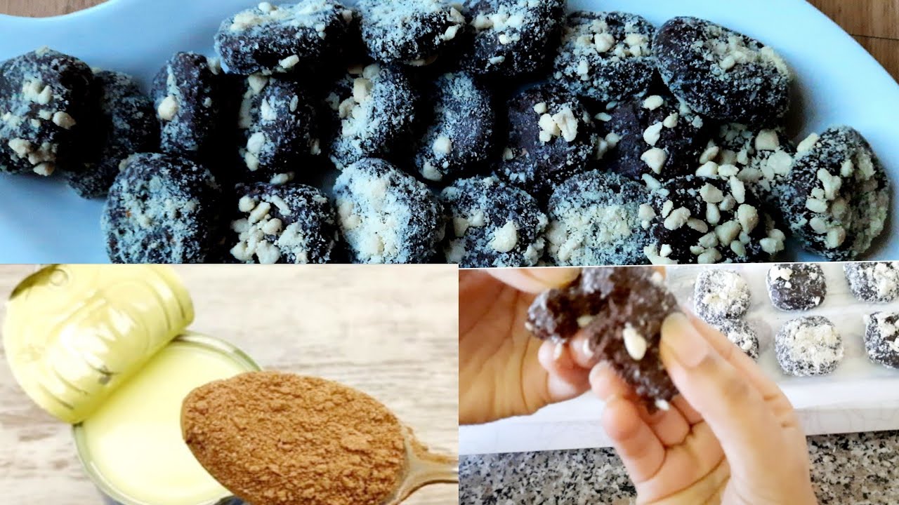 Whip Condensed Milk With Cocoa Condensed Milk Chocolate Truffles Easy