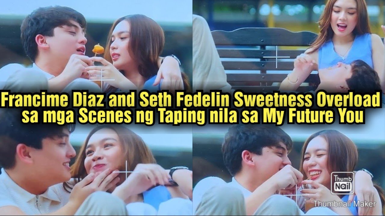 Francimlne Diaz and Seth Fedelin Sweetness Overload sa mga Scenes ng Taping nila sa My Future You