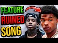 RAP SONGS RUINED BY THE FEATURE! *wow*