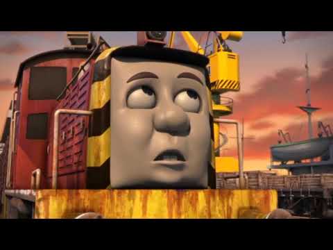 Rainbow Dash's Reaction: New Crane on the Dock