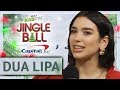 Dua Lipa Explains "The Holidays" And How She's A Houdini At Parties At Jingle Ball