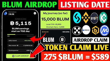 Blum Destroyed Airdrop Culture || Blum Listing Claiming || Blum Airdrop Allocation Chrck || Blum