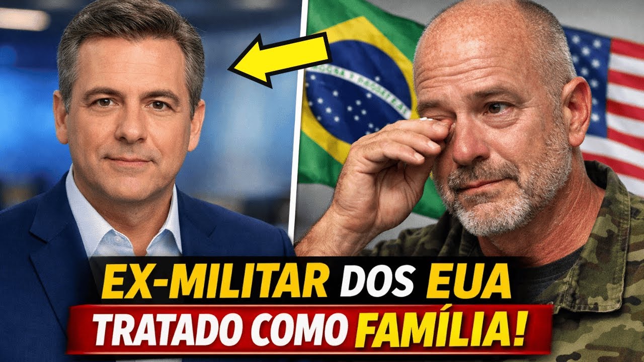 Ex-militar dos EUA visita hospital público no Brasil e se emociona: Aqui, Fui tratado como Família.
