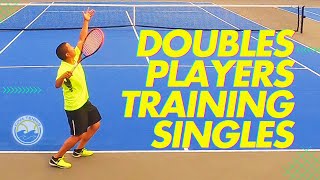 Team Singles Tennis Training Game | 4.5 Practice Drill