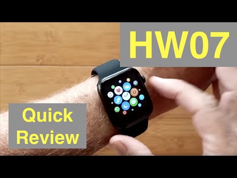 SENBONO HW07 Apple Watch Shaped Temperature Bluetooth Calling Health Smartwatch: Quick Overview