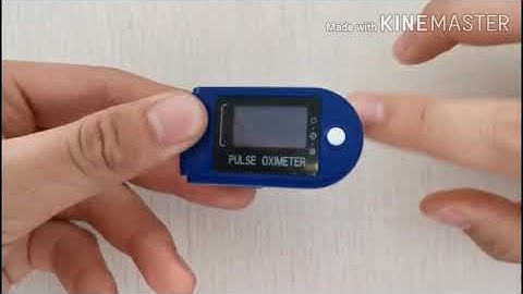 Pulse oximeter Demo video