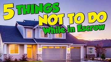 What NOT to do while you