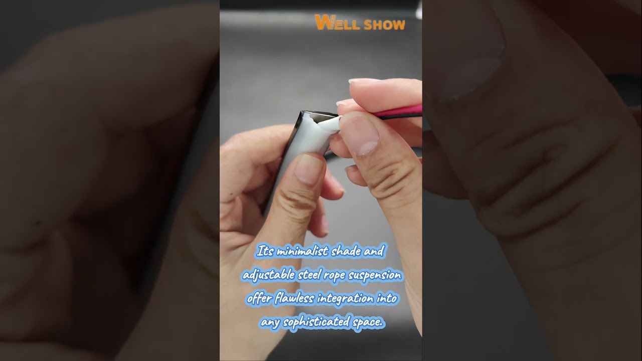 LED Skyline Light with Lampshade.#interiordesign #led #light #lightingdesign