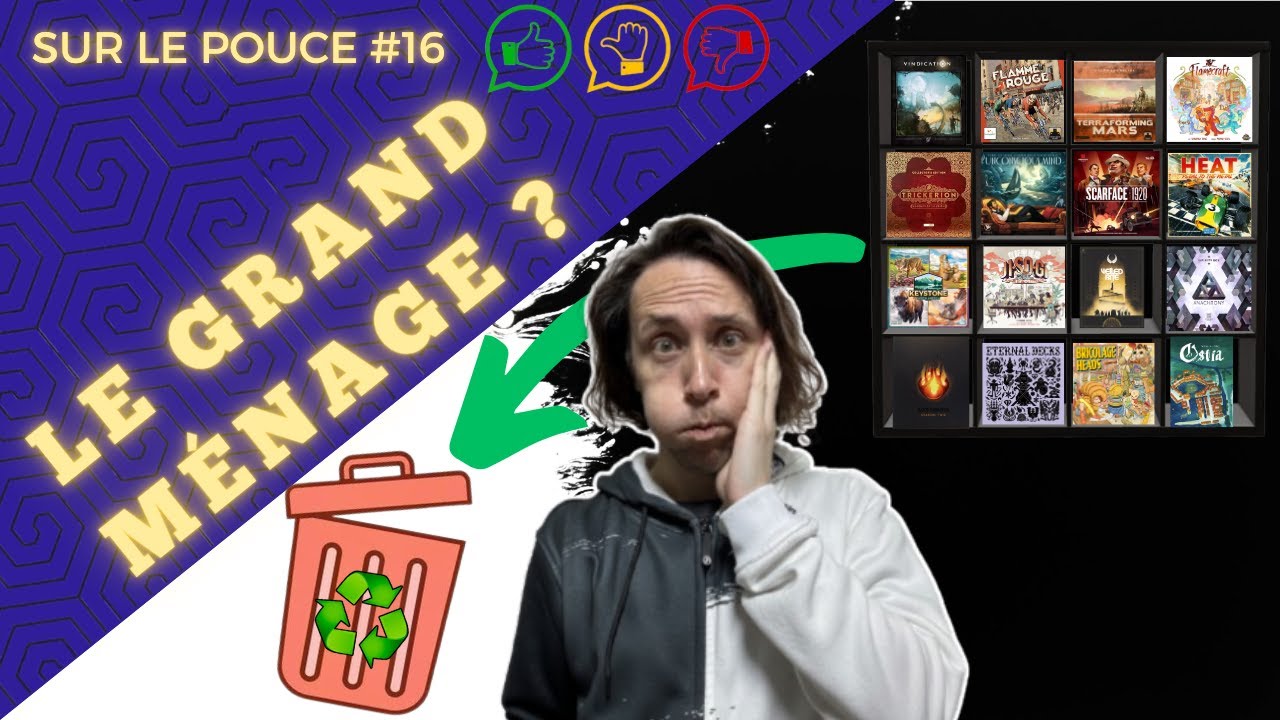 Grand ménage dans la ludothèque... ou pas...