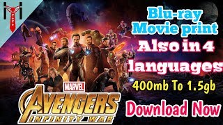 Avengers Infinity War Blu-ray print Download Now | 400mb to 1.5 gb | MrYoYoTech screenshot 2