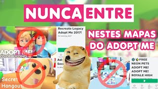 MAPAS MAIS PERIGOSOS DE ADOPT ME  ROBLOX! NÃO ENTRE!