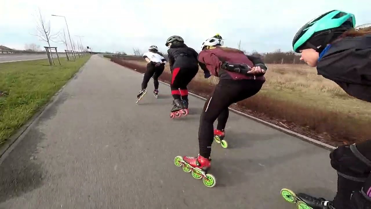 WROCŁAW OBW. LEŚNICY 08.01.2023 Inline Skate, Strava Club-Wrocławski Tor Wrotkarski