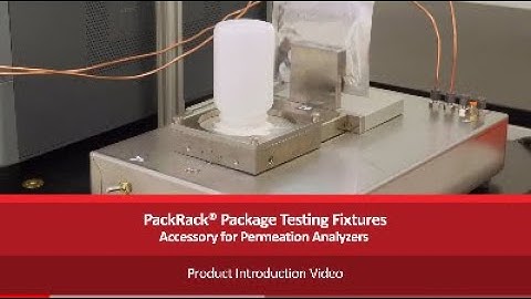 PackRack Package Test Fixture for Permeation Analyzers | AMETEK MOCON
