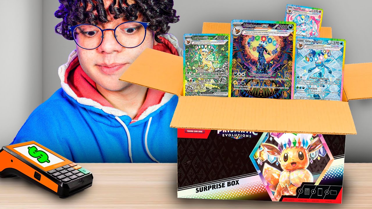 ESSE É O SEGREDO DA CAIXA SURPRESA DE CARTAS POKEMON...