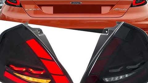 A must-have product! LED Tail Lights for Ford Fiesta MK7 MK7.5 V 2008-2020 Start-up Animation Sequ