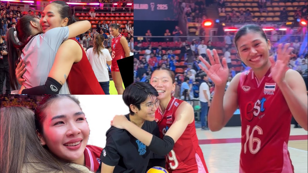 บรรยากาศหลังเกม!! #ออมสินศศิภาพร ร้องไห้!! หลังเอาชนะทีม สวีเดน 3:0 ทะลุรอบ 16 ทีม #วอลเลย์บอลหญิง 